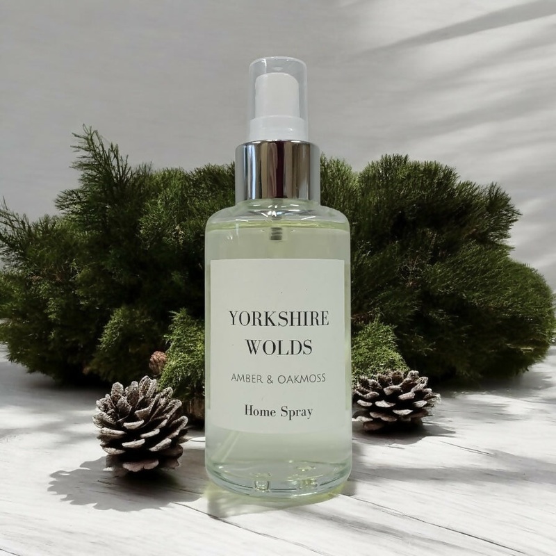 Yorkshire Wolds – Amber and Oakmoss Home Spray – 100ml