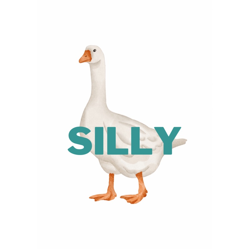 Silly Goose Print|A4|A5