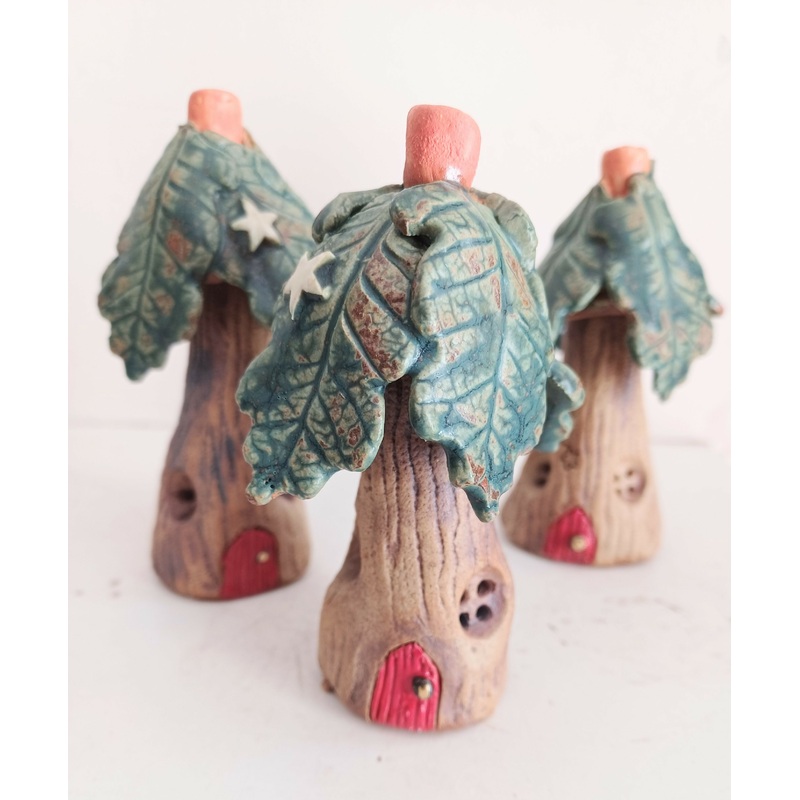 Toadstool House|Small fairy house with leaf roof|Small toadstool top fairy house (1)|Tall toadstool top fairy house (3) R|Tall Toadstool top fairy house (3) B