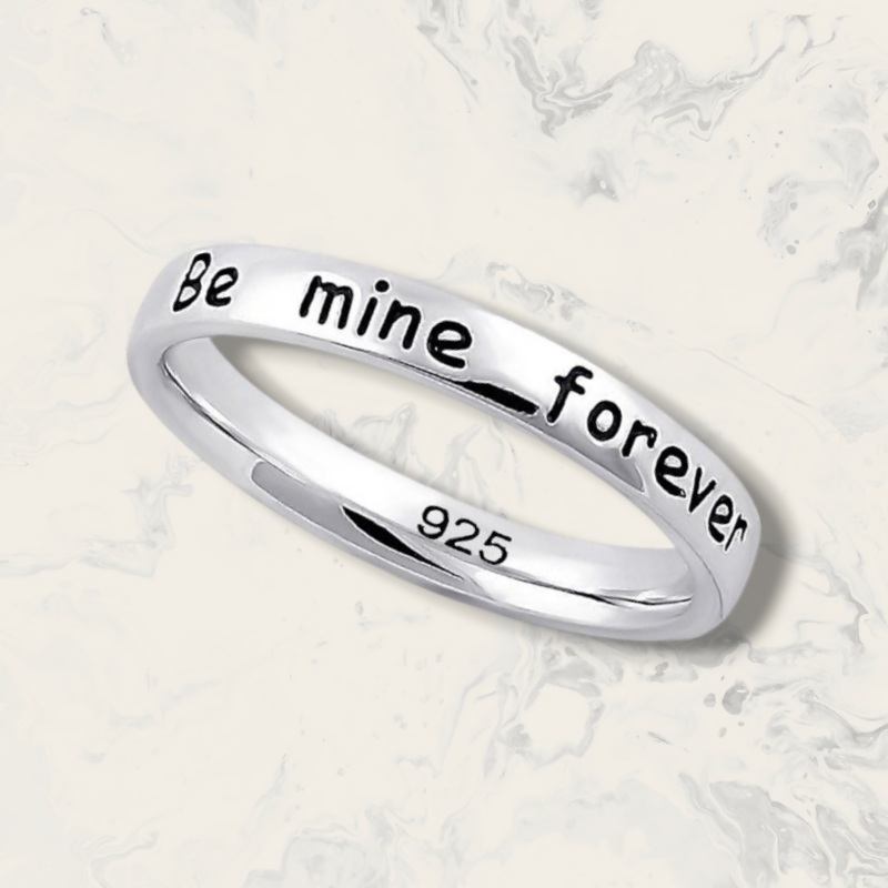Be Mine Forever Ring|Size R|Size N|Size L|Size T|Size P