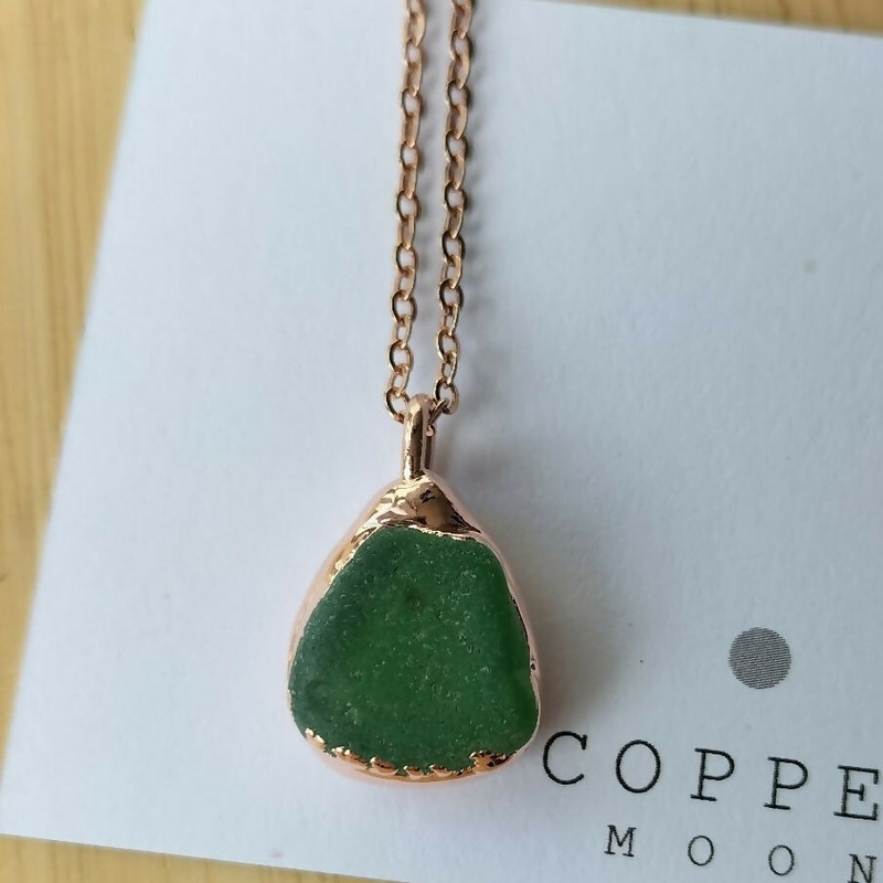 Green Seaglass Necklace