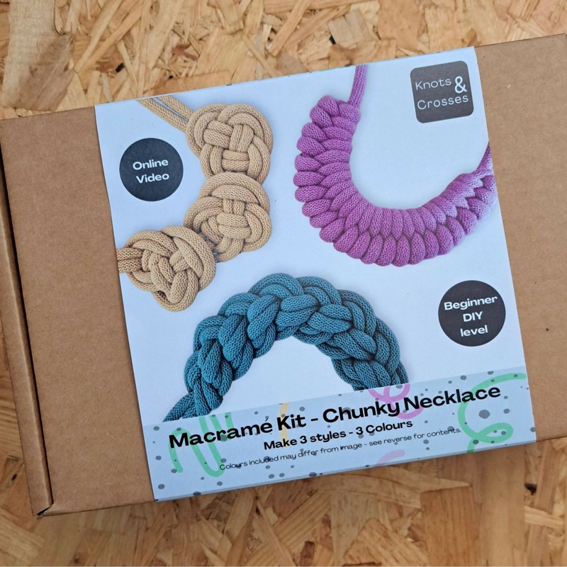 Macram Necklace Craft Kit | Makes 3 Necklaces