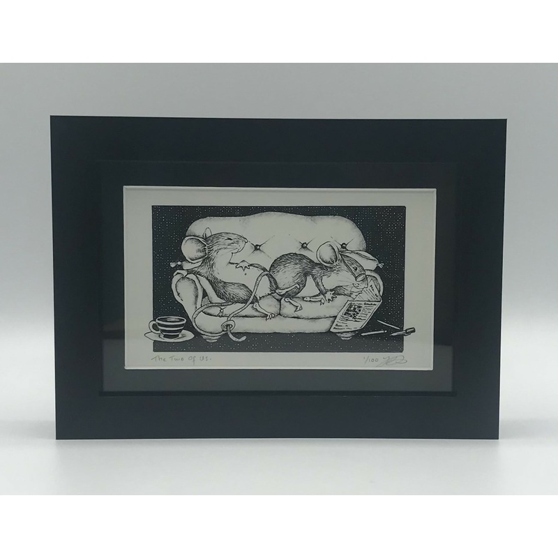 The Two Of Us – Framed Limited Edition Print by Jenny Davies
