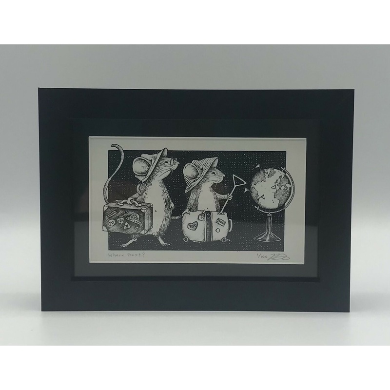 Where Next? – Framed Limited Edition Print by Jenny Davies