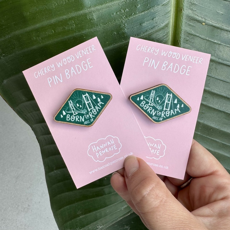 Born to Roam, Hull Pin Badge