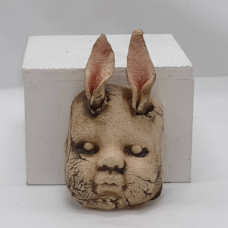 Floating Ceramic Heads|Big nose floating head|Bunny|Devil