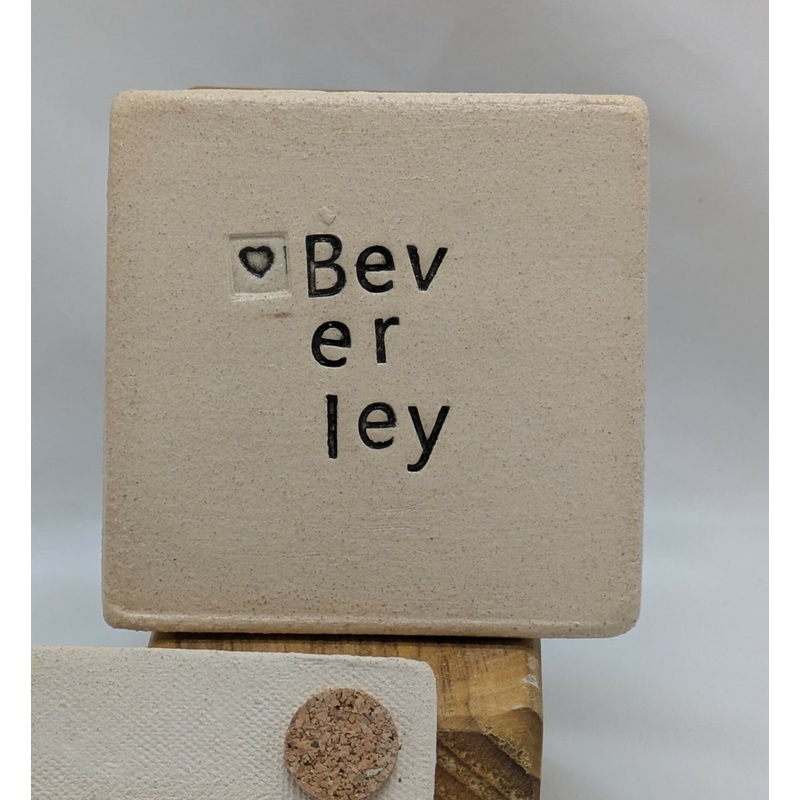 Matte Ceramic Coasters – Various Designs