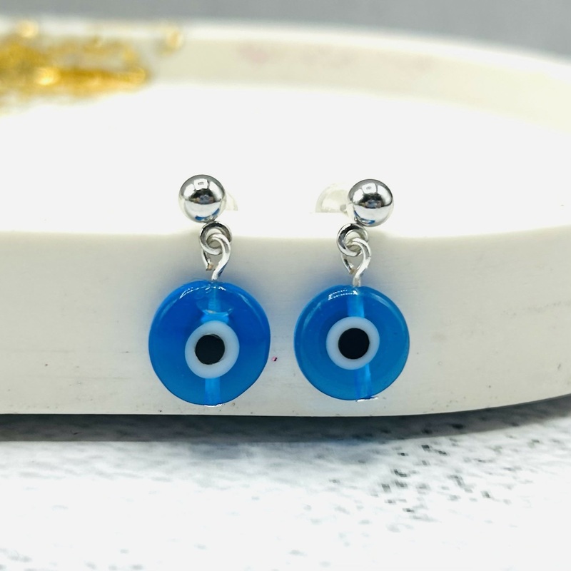 Mediterranean Evil Eye Earrings