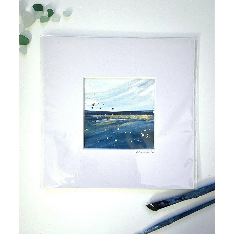 Original Acrylic|Blues and Gold I|Blues and Gold II|Blues and Gold III