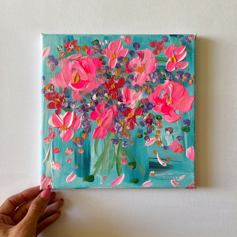 Peonies & Posies 1 -Original Acrylic Painting