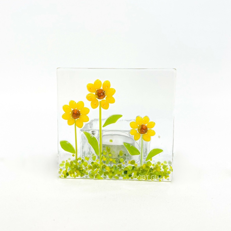 Small 3 Sunflower Tea Light