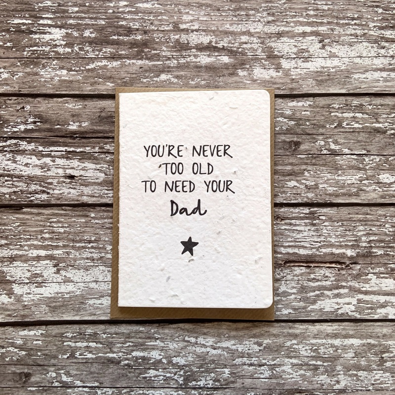 Zero Waste Father’s Day Card