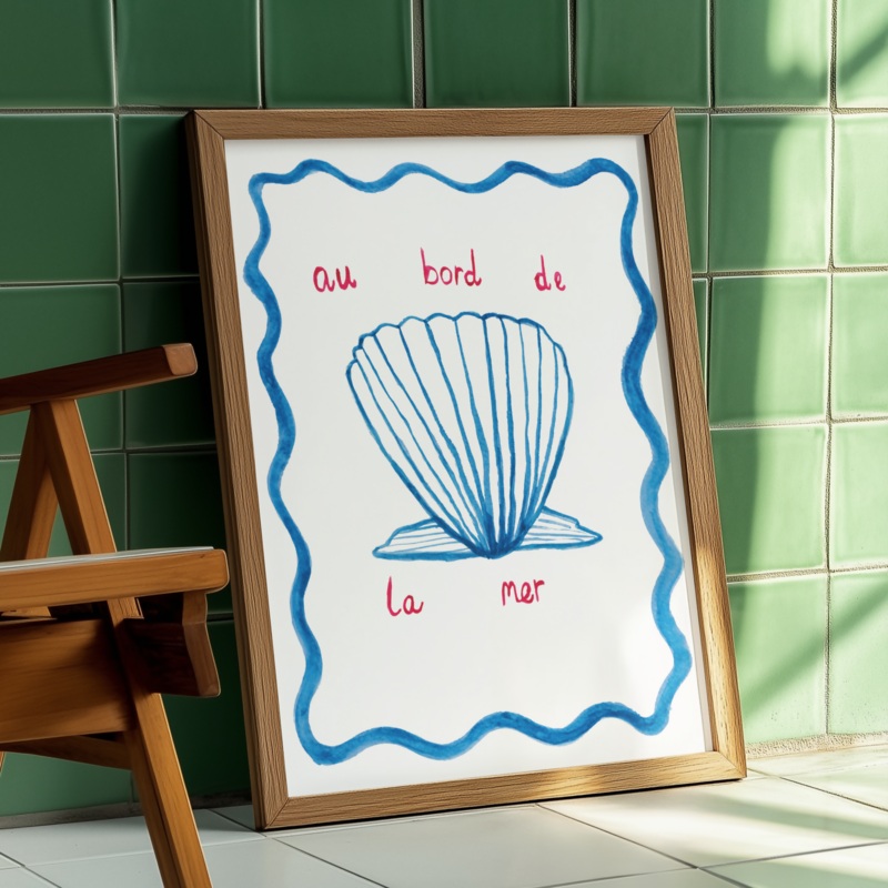 Au Bord De La Mer Print