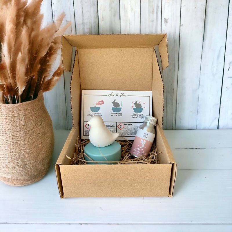 Ceramic Diffuser Set|Blue|Green|Peach|Grey|Apricot|Rabbit|Sheep|Mouse|Cat|Bird|Rock Pool|Enchanted Forest