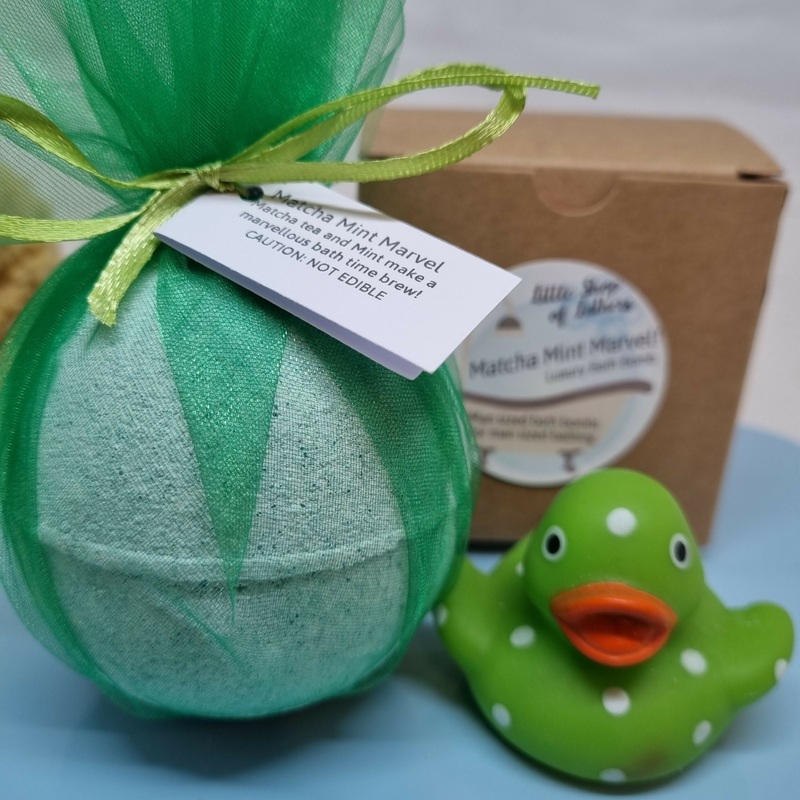 Matcha Mint Marvel Man Sized Luxury Bath Bomb