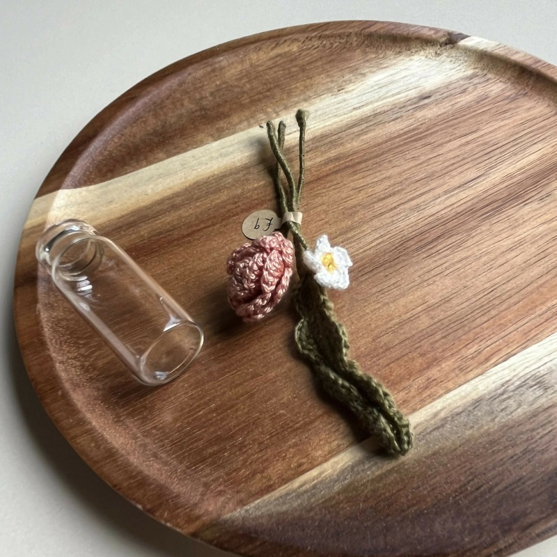 Miniature Crochet Flower Bouquet