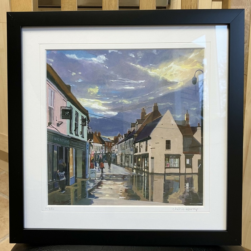 Toll Gavel/ Butcher Row Framed Print