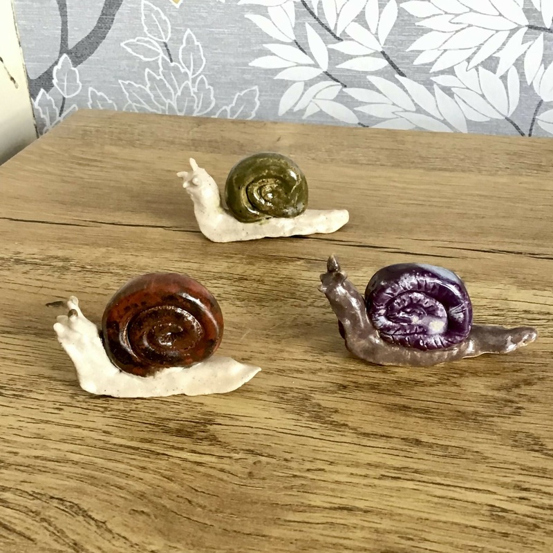Ceramic Snail Sculpture|Snail