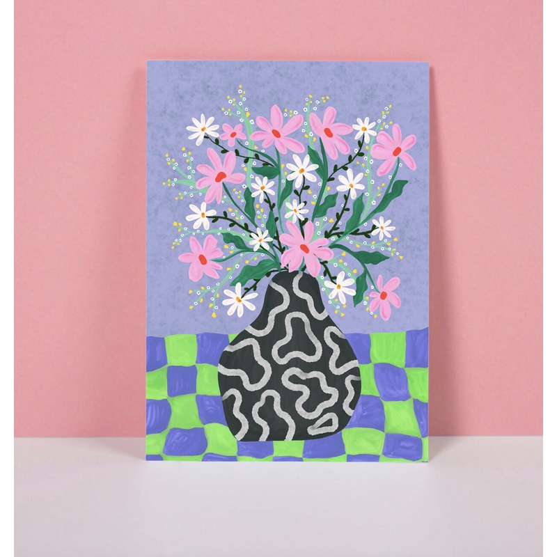 Check Vase Art Print