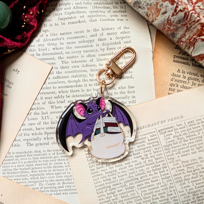 Dawn the Bat Keyring