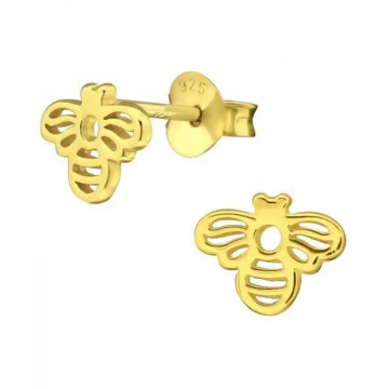 Gold Bee Studs|Bee Studs