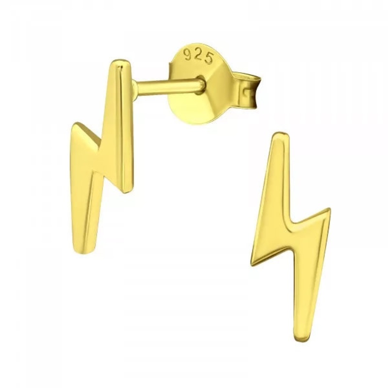 Gold Lightening Studs|Gold Lightening Studs
