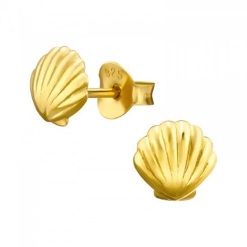 Gold Shell Studs|Gold Shell Stud