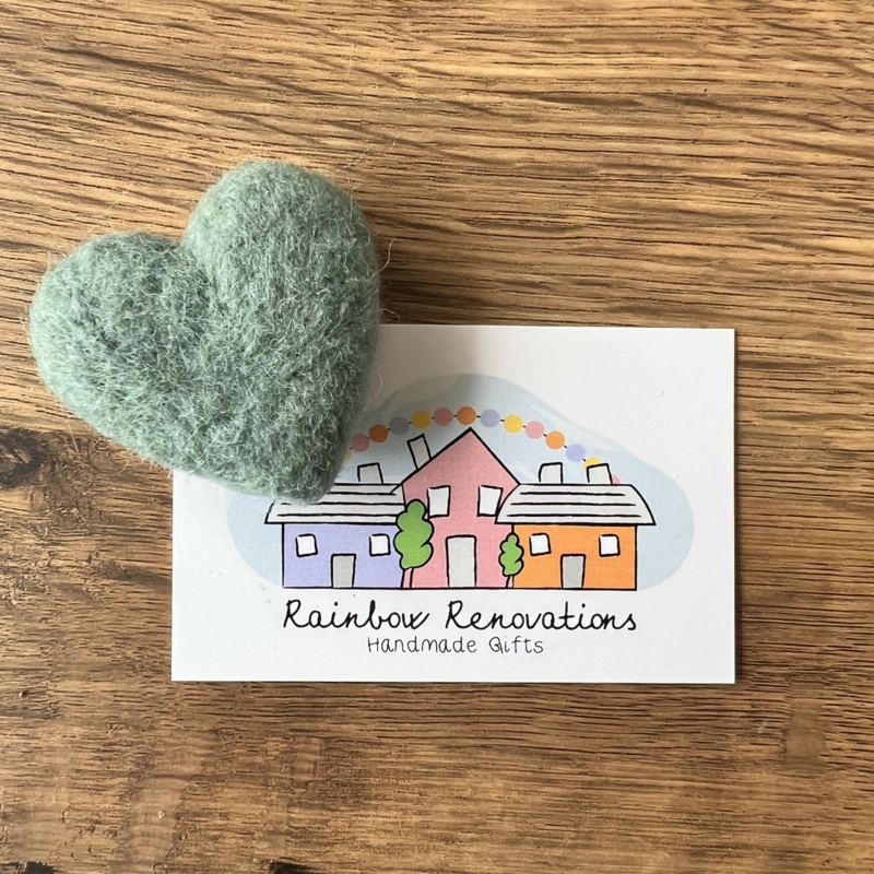 Heart Magnet|Blue|Duck egg blue|Mint|Yellow|Lime green|Slate grey|Aqua|Lemon|Green