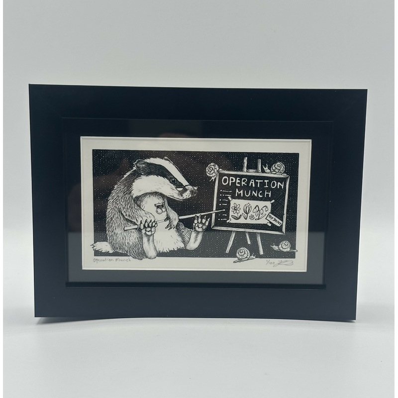 Operation Munch – Framed Limited Edition Print by Jenny Davies