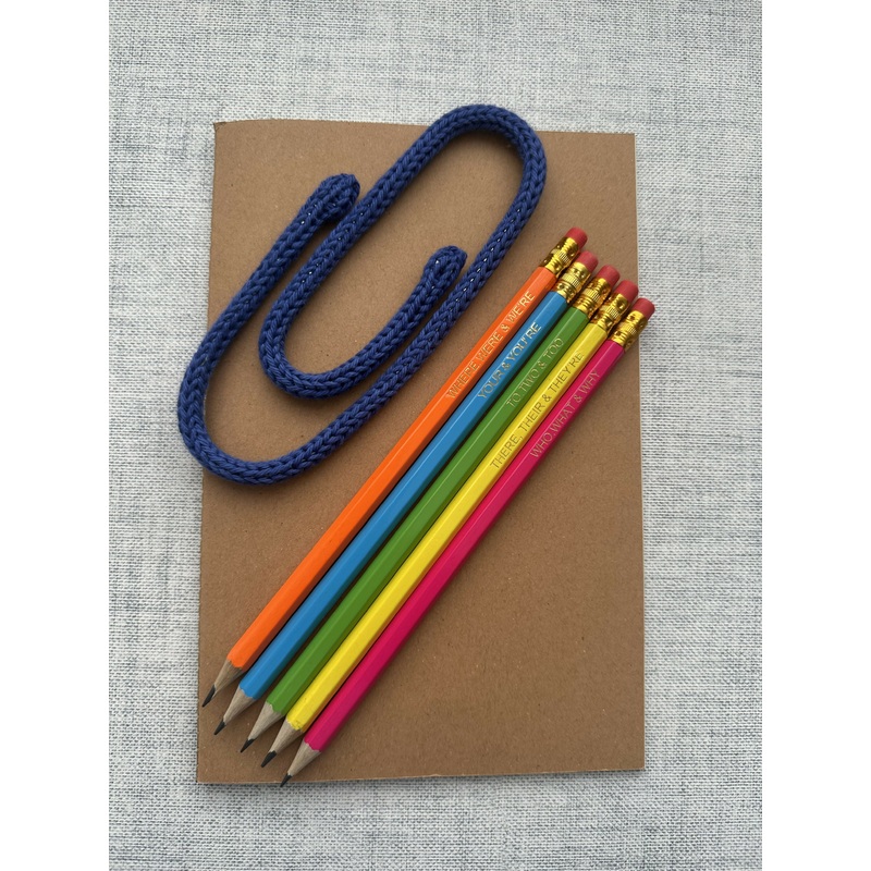 Paper clip teacher gift|Blue Paper Clip|Yellow Paper Clip|Pink Paper Clip