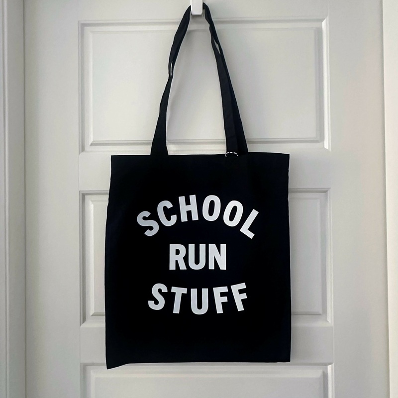 School Run Stuff Cotton Tote Bag