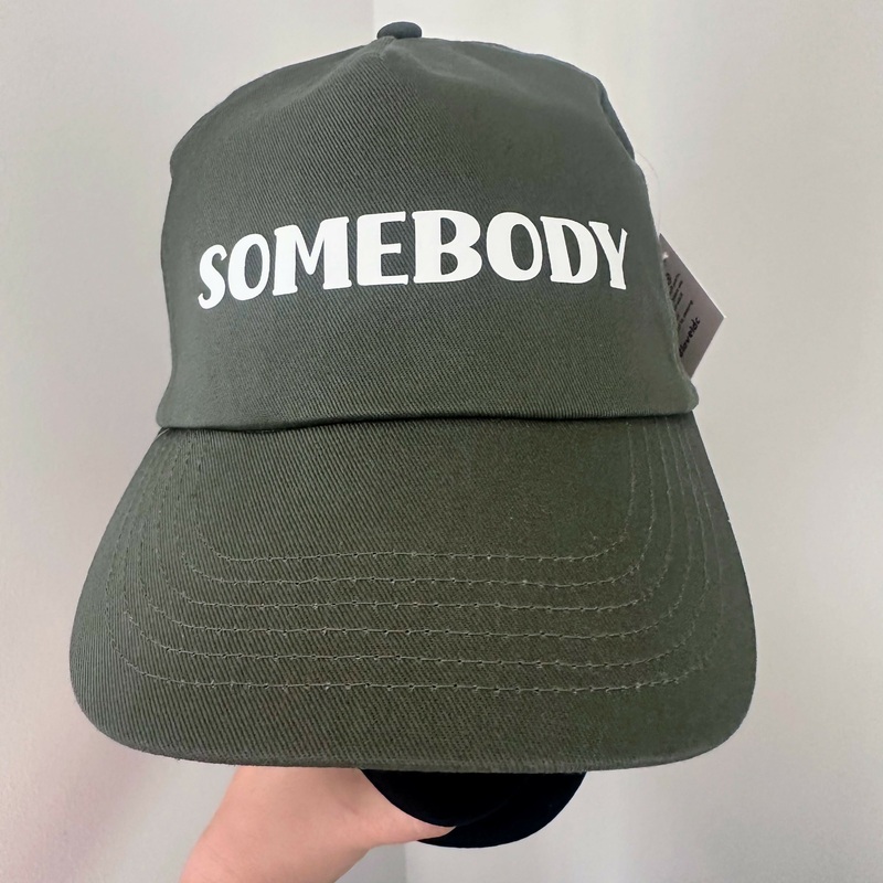 Somebody Cotton Baseball Cap|Olive