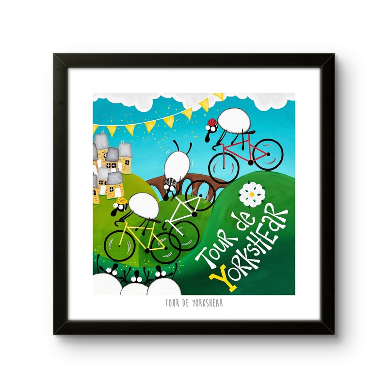 Tour de Yorkshear – 10 Print|Print only|Black frame|White frame