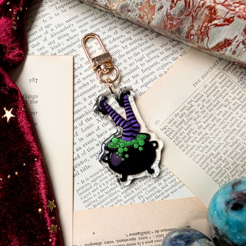 Witches Legs Keyring