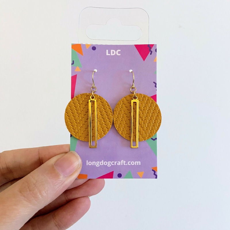 Yellow Lantern Earrings