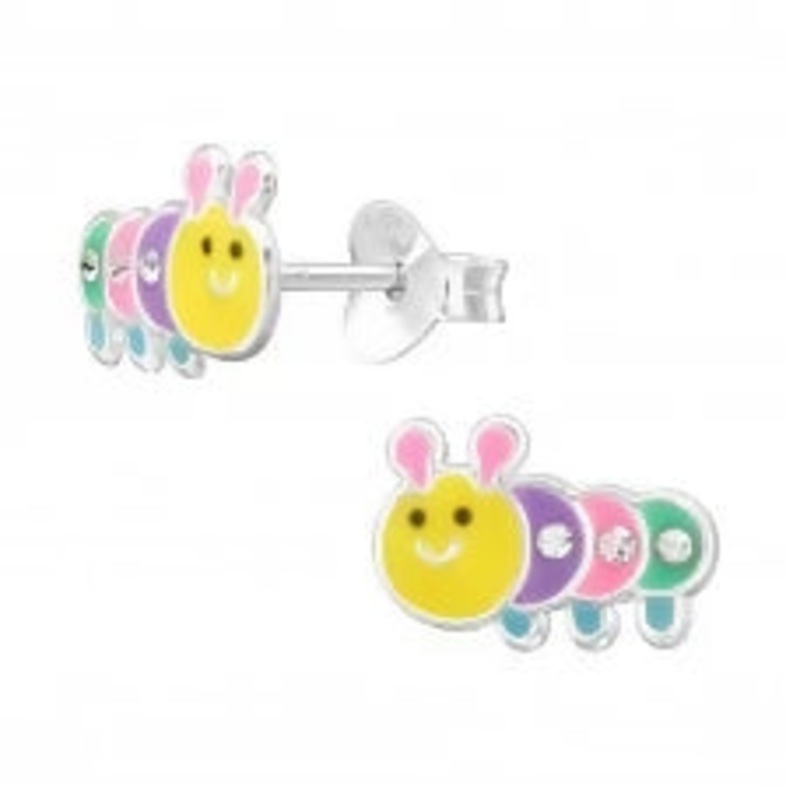 Coloured Caterpillar Studs|Coloured Caterpillar Studs