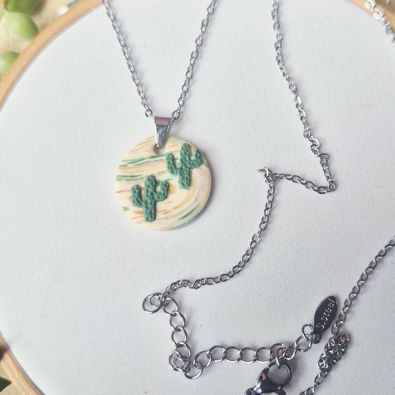 Desert Storm Cactus Necklace
