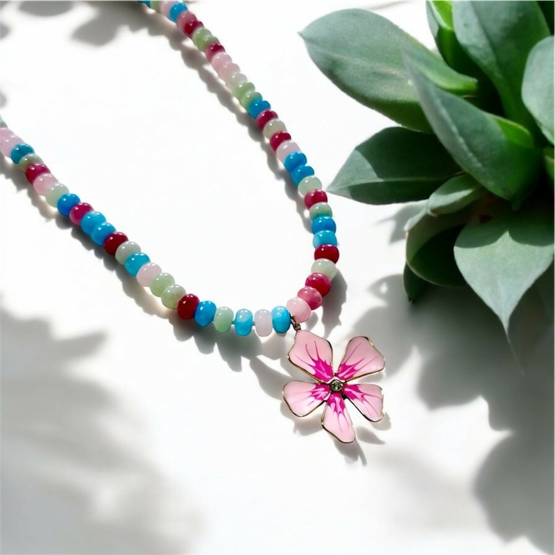Hibiscus Necklace