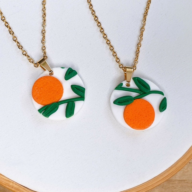 Orange Tree Necklace