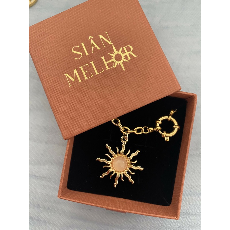 Peach Sun Necklace