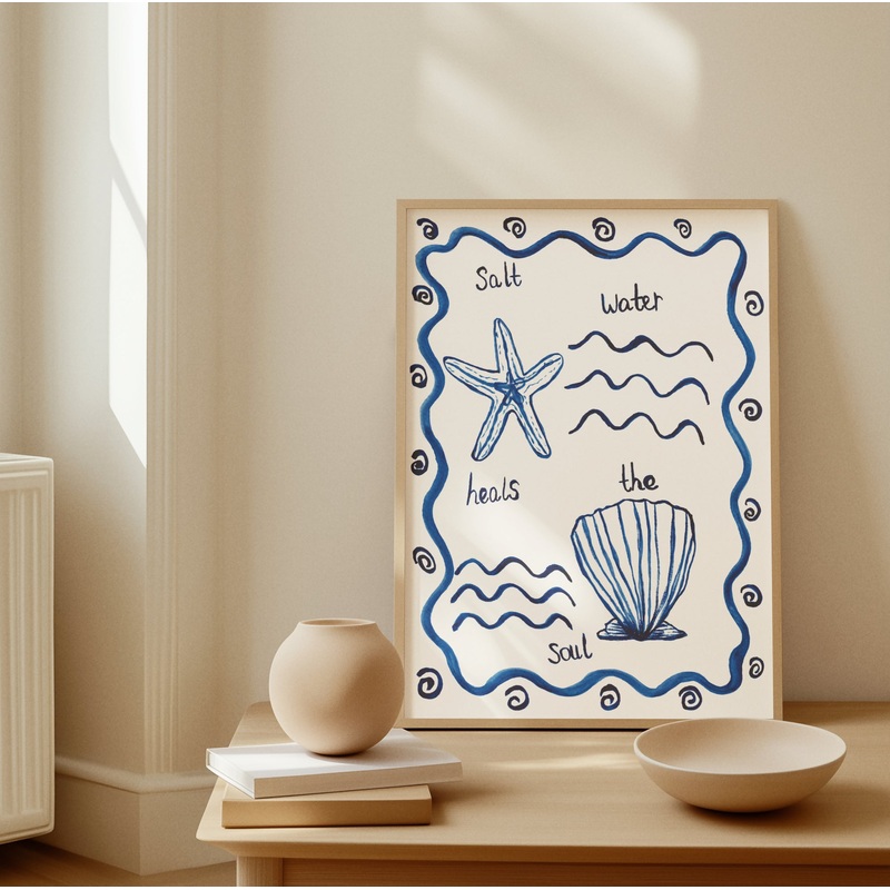 Salt Water Heals Print
