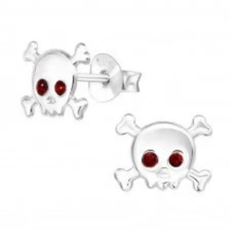 Skull and Cross Bones Studs|Skull & Crossbones Studs
