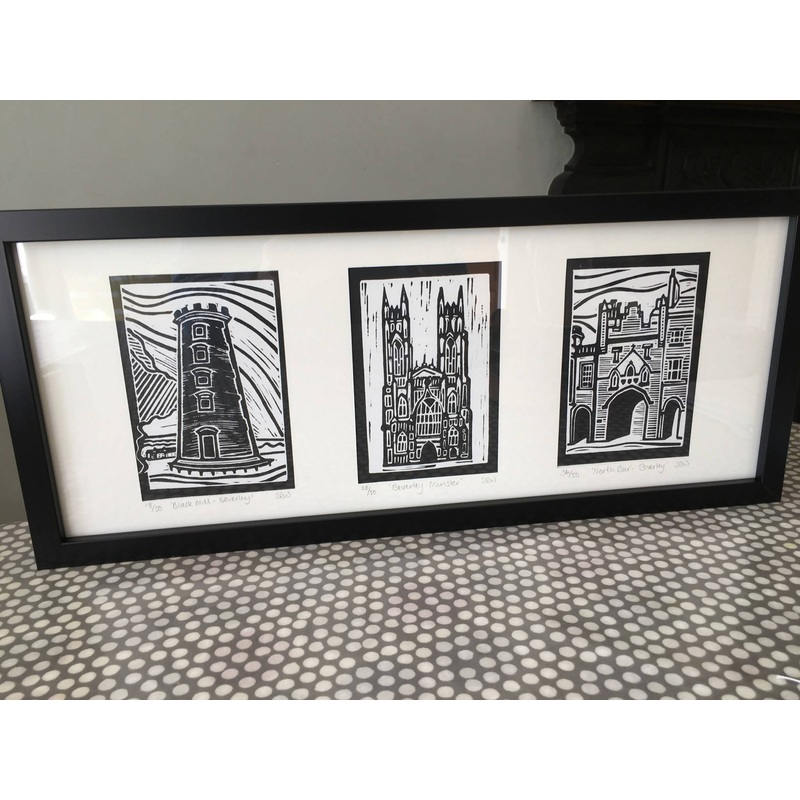 The Beverley Collection Framed Lino Cut Print