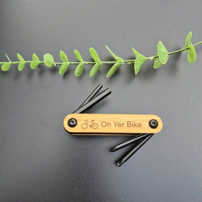 Bamboo Allen Key tool | Engraved Hex Key | Eco-Friendly DIY Gift | Handyman & Cyclist Tool – On Yer Bike