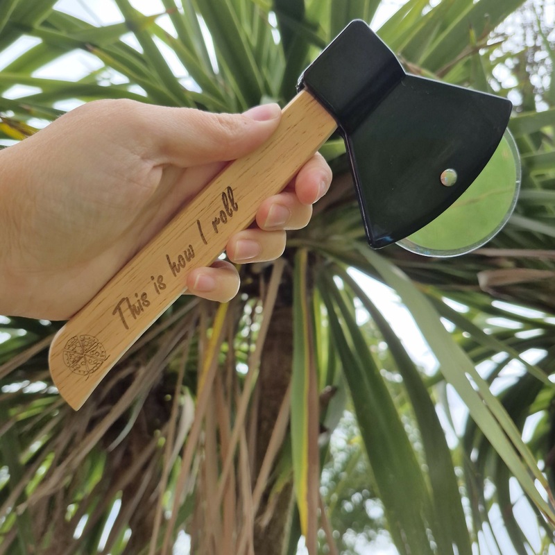 Bamboo Axed Shaped Pizza Cutter – This is how I roll