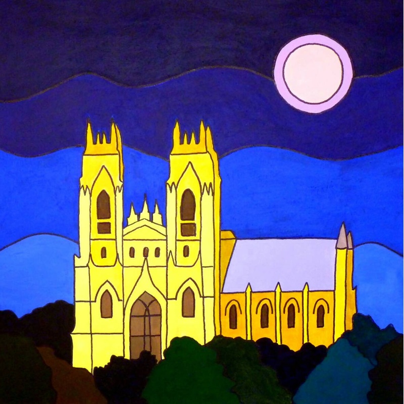 Framed, Mini – Moon Over The Minster