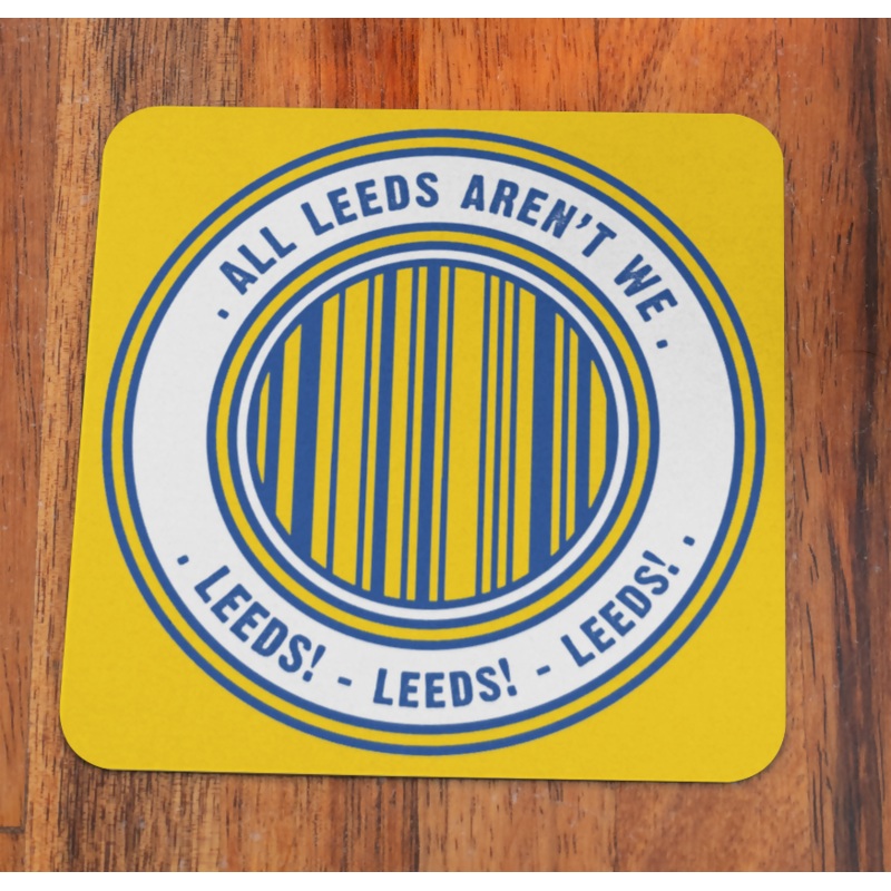 Leeds Utd Coaster BARCODE Design