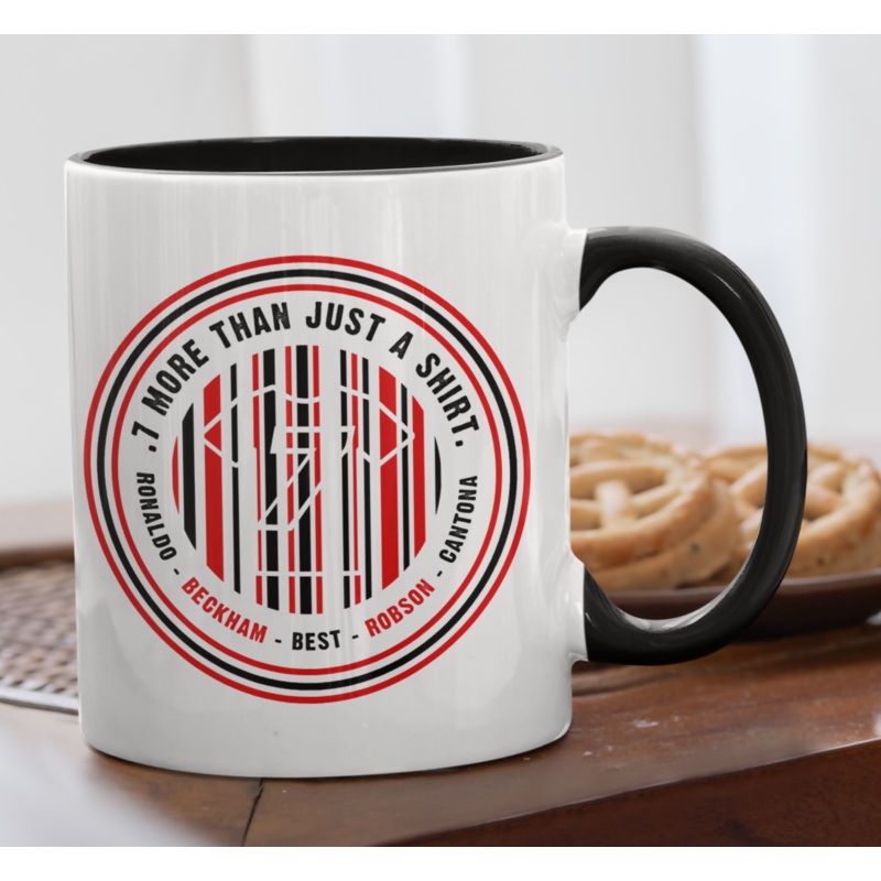 Manchester Utd Mug & Coaster Set BARCODE Design