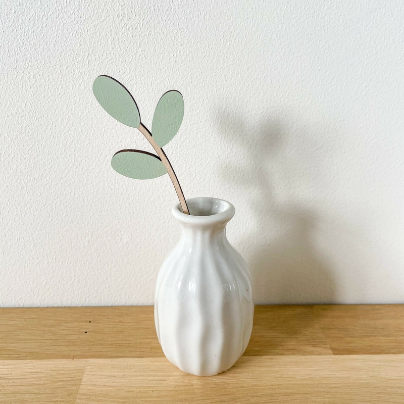 Mini Wooden Leaves