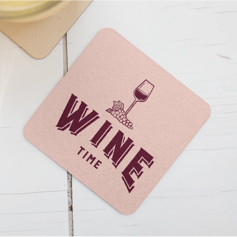 Wine Time Coaster